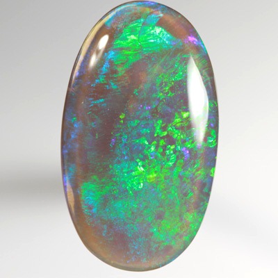 SOLID CRYSTAL OPAL Sparkling brilliant green dances SEE VIDEO